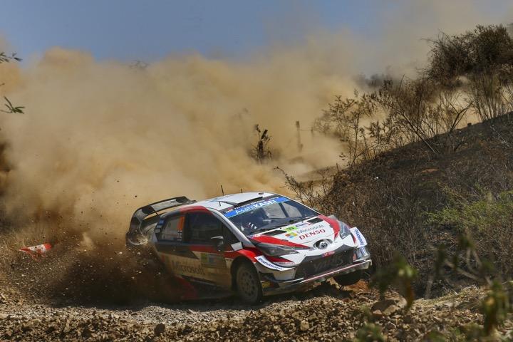 Yaris participates in WRC race