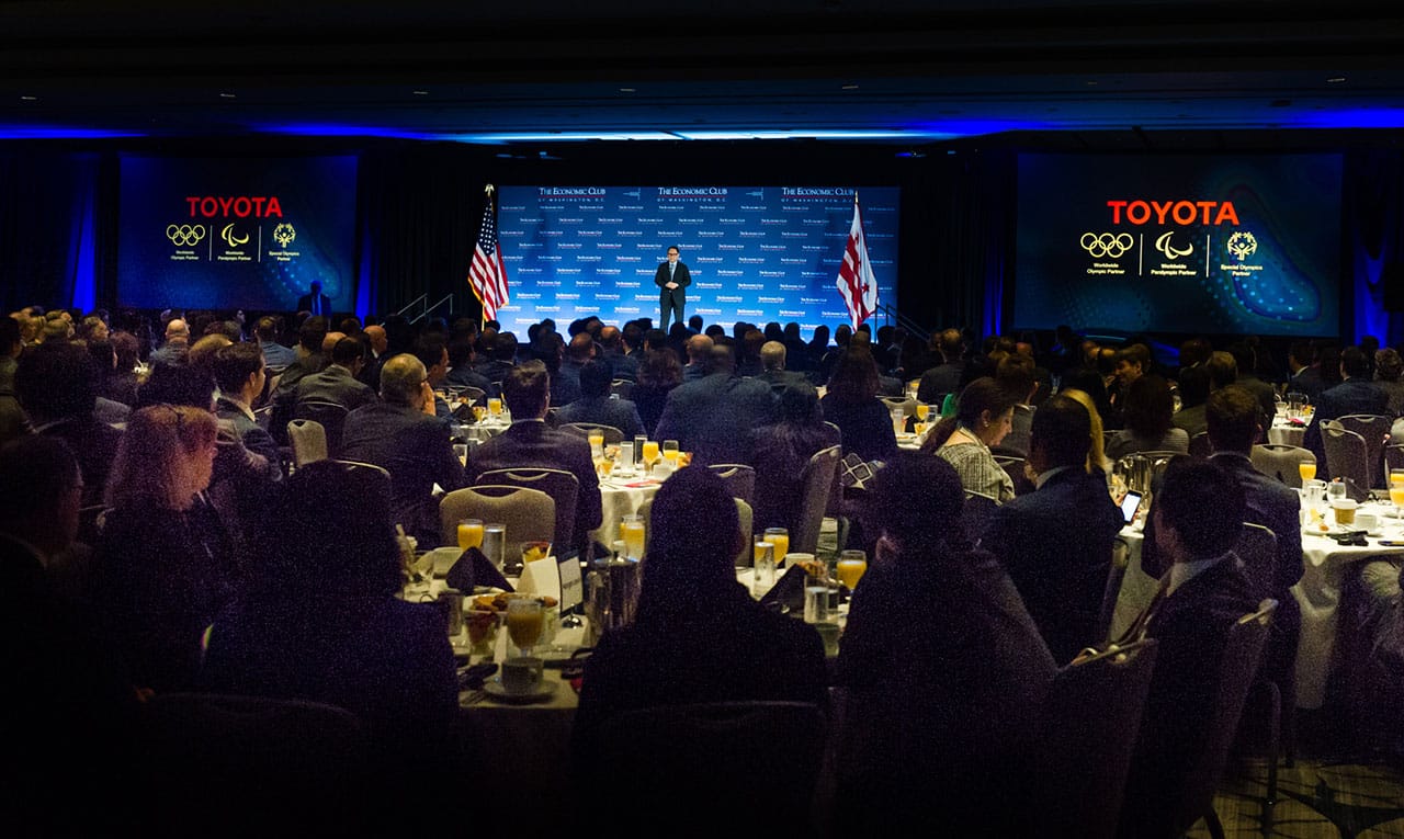 「The Economic Club of Washington, D.C.」のイベントの様子